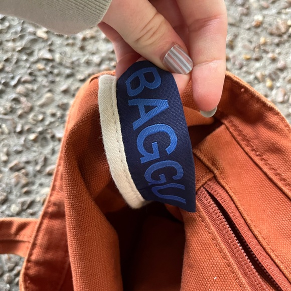 Baggu Burnt Orange Canvas Tote - Picture 4 of 6